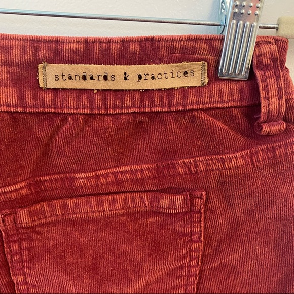 Standards & Practices rust corduroy pants size 27 - Picture 10 of 12